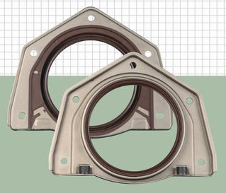 Integrated crankshaft rear oil seal assembly